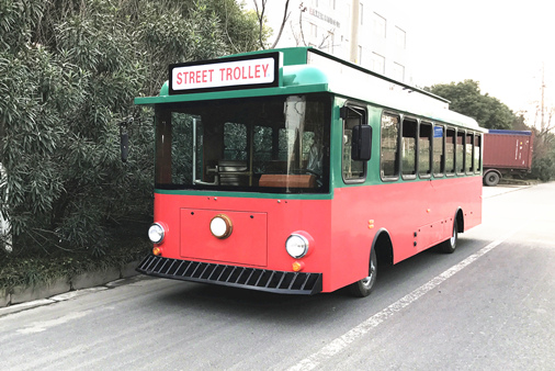 韓國定製仿古花車觀光巴士